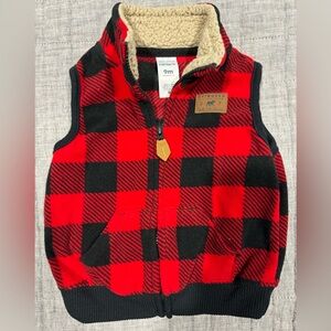Carters baby boy fleece vest